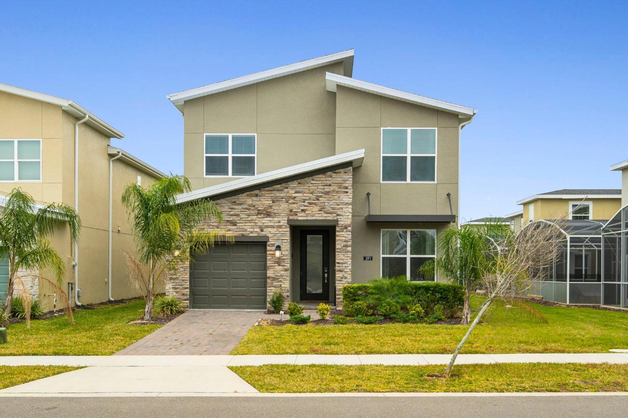 Gorgeous 5 Bd Home W Private Pool Next To Disney Kissimmee Exterior photo