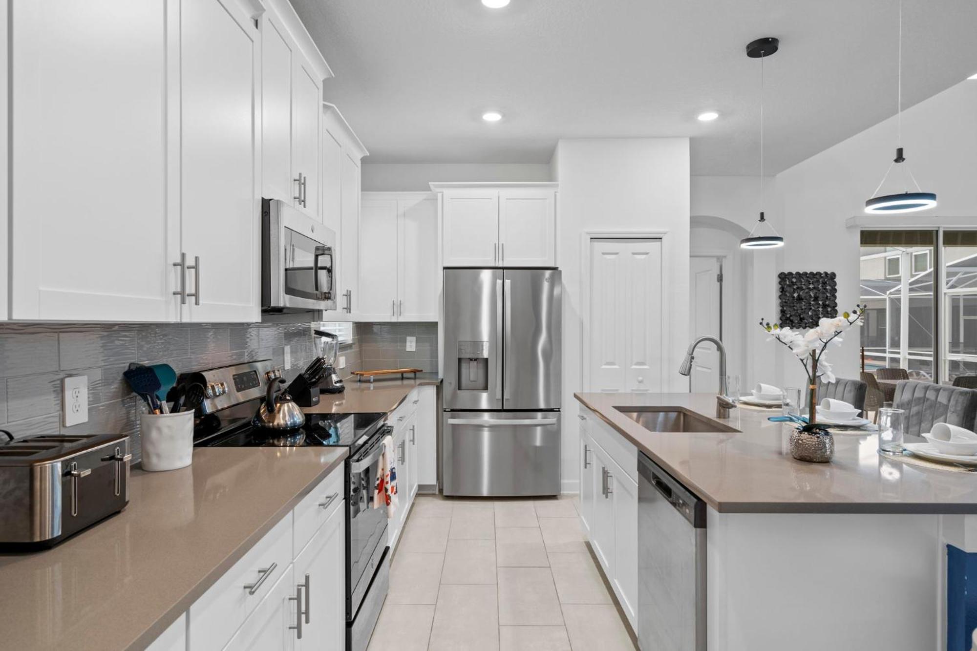 Gorgeous 5 Bd Home W Private Pool Next To Disney Kissimmee Exterior photo